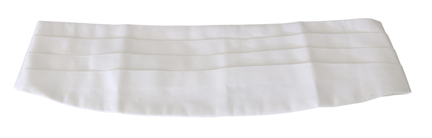 White Men Waist Belt Cotton Cummerbund