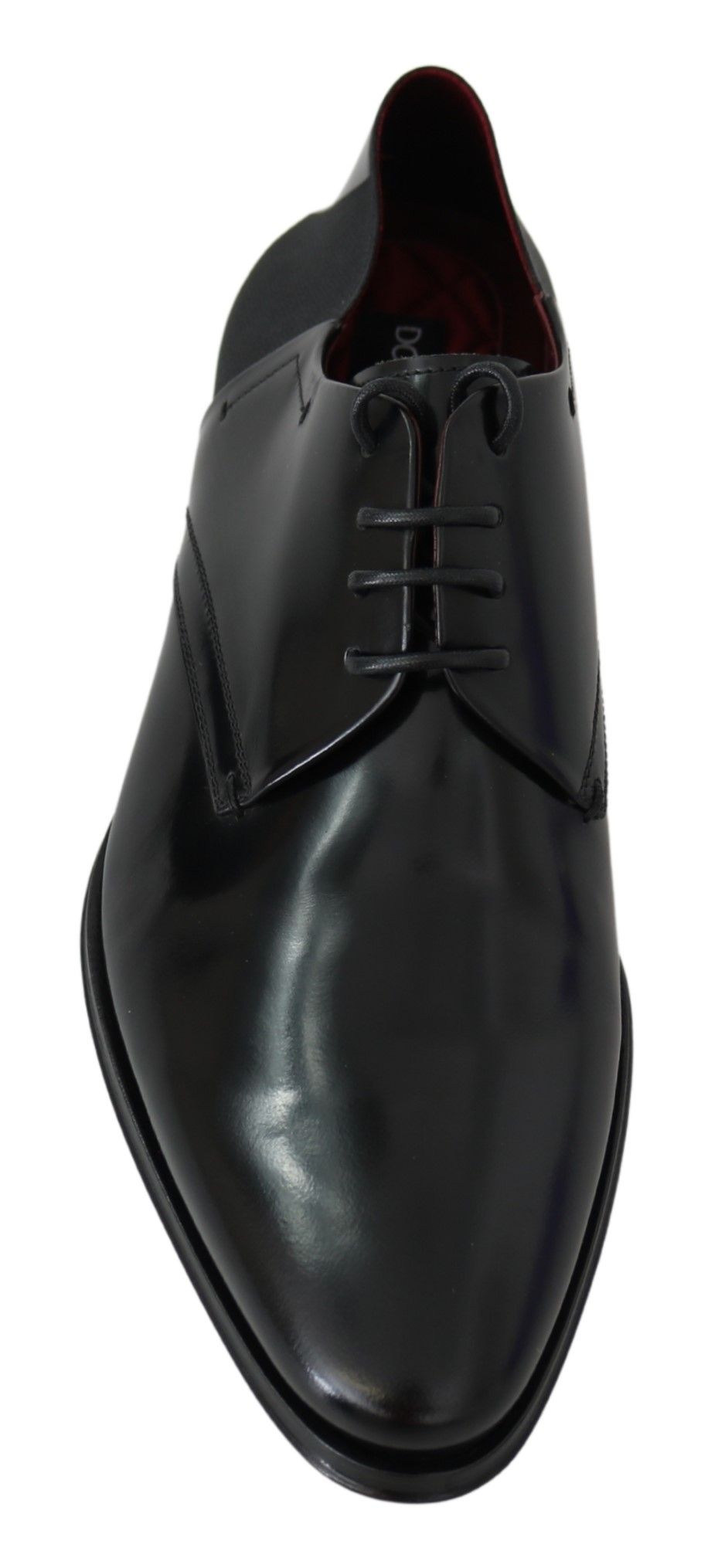 Black Patent Leather Lace Derby Shoes