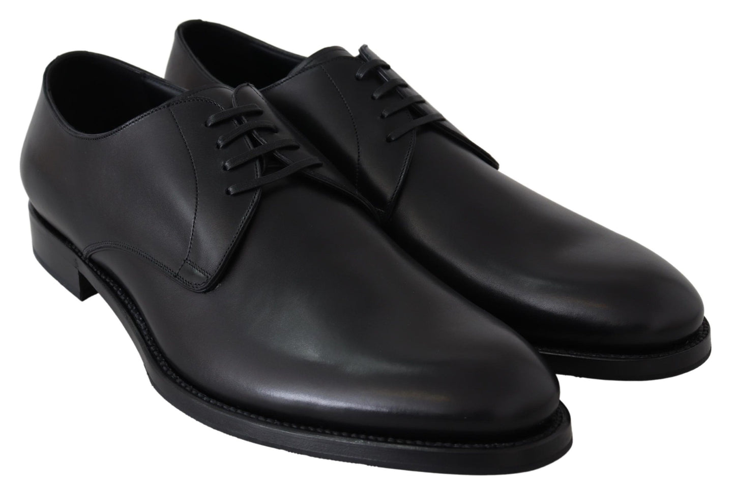 Black Leather SARTORIA Hand Made Shoes