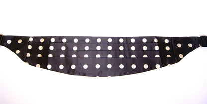 Black Waist Smoking Tuxedo Cummerbund Belt