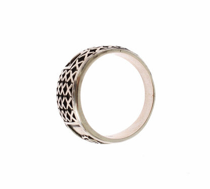 Nialaya Silver Rhodium 925 Sterling Ring