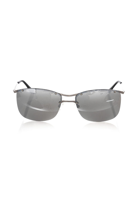 Frankie Morello FRMO-22138 Silver Metallic Fibre Sunglasses