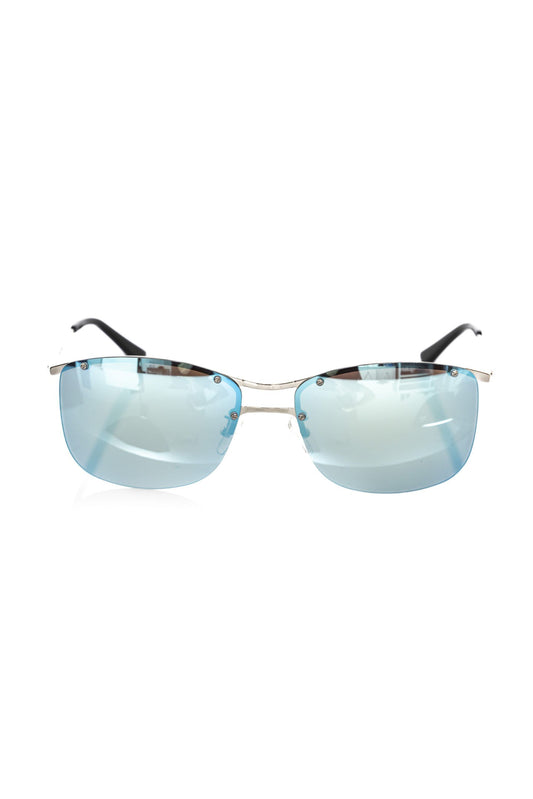 Frankie Morello FRMO-22137 Silver Metallic Fibre Sunglasses