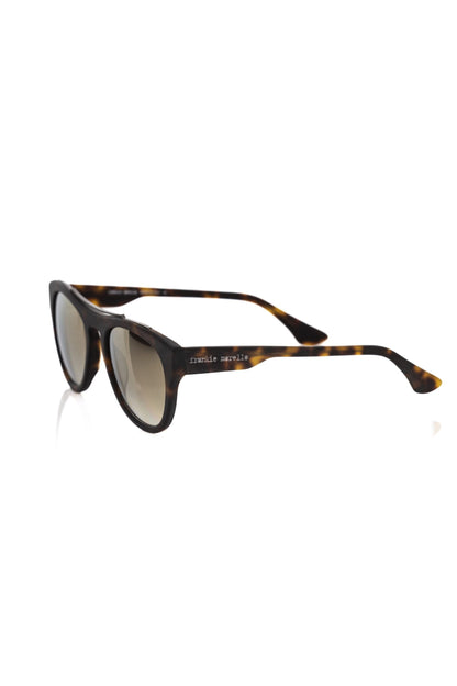 Frankie Morello FRMO-22131 Brown Acetate Sunglasses