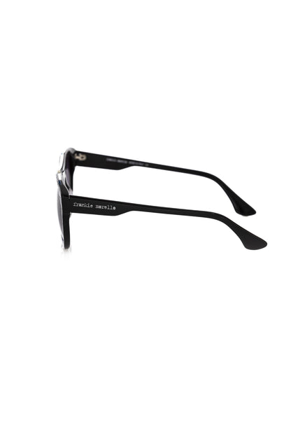 Frankie Morello FRMO-22132 Black Acetate Sunglasses