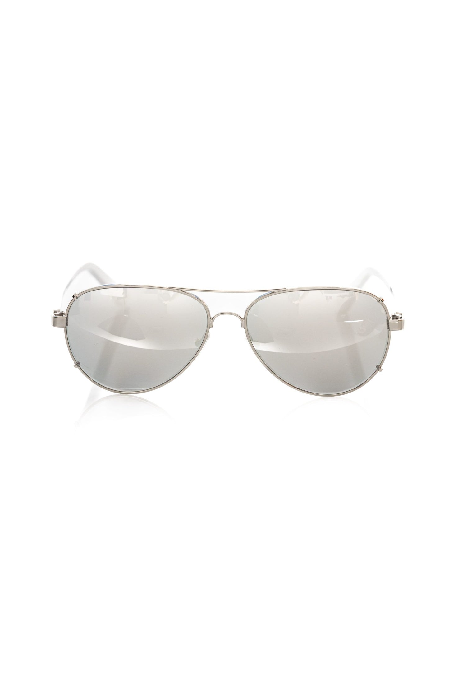 Frankie Morello FRMO-22121 Silver Metallic Fibre Sunglasses