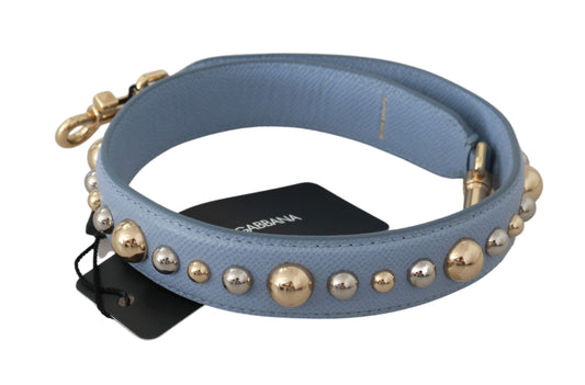 Blue Leather Handbag Accessory Shoulder Strap