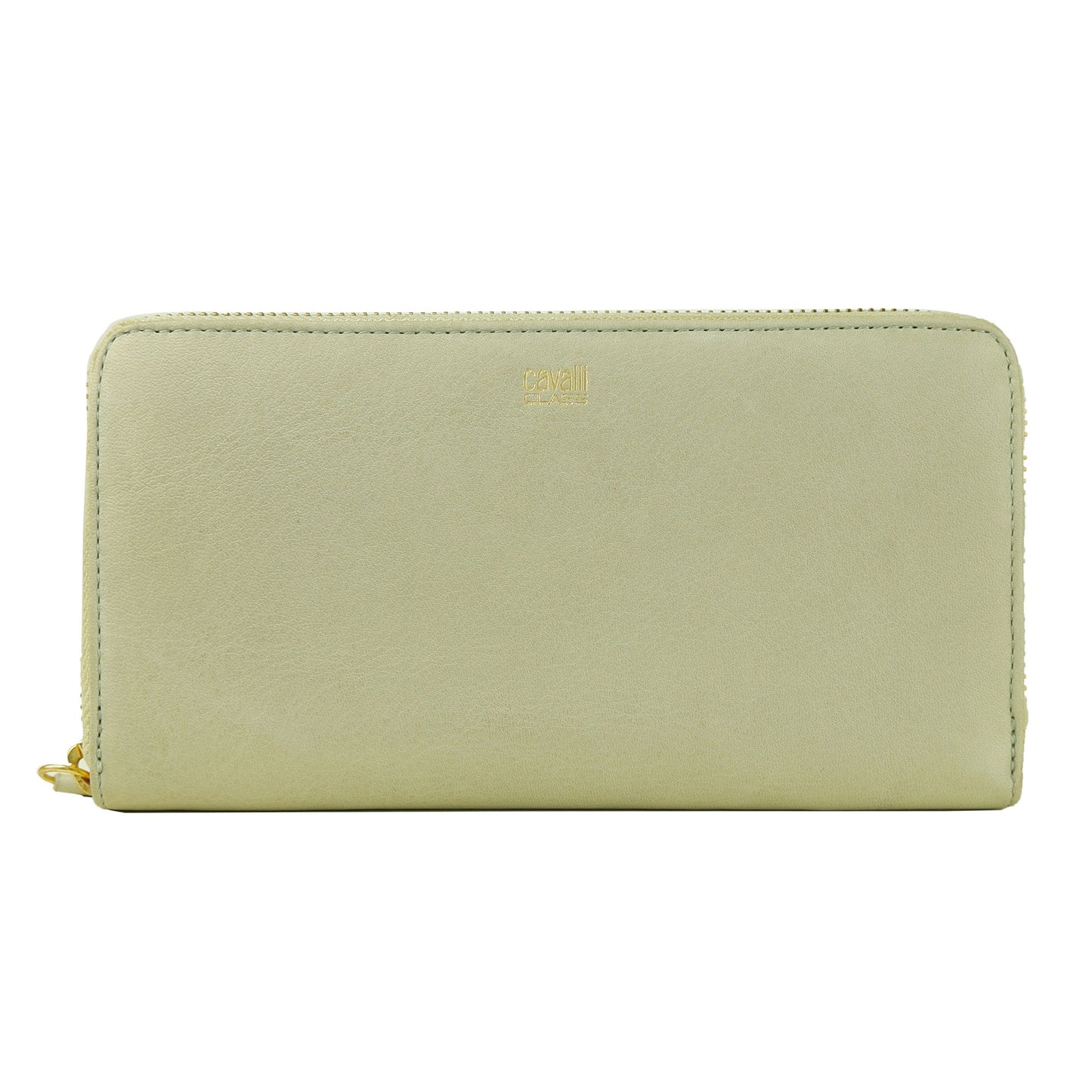 Cavalli Class Ladies' Taupe & Grey Zip Around Wallet