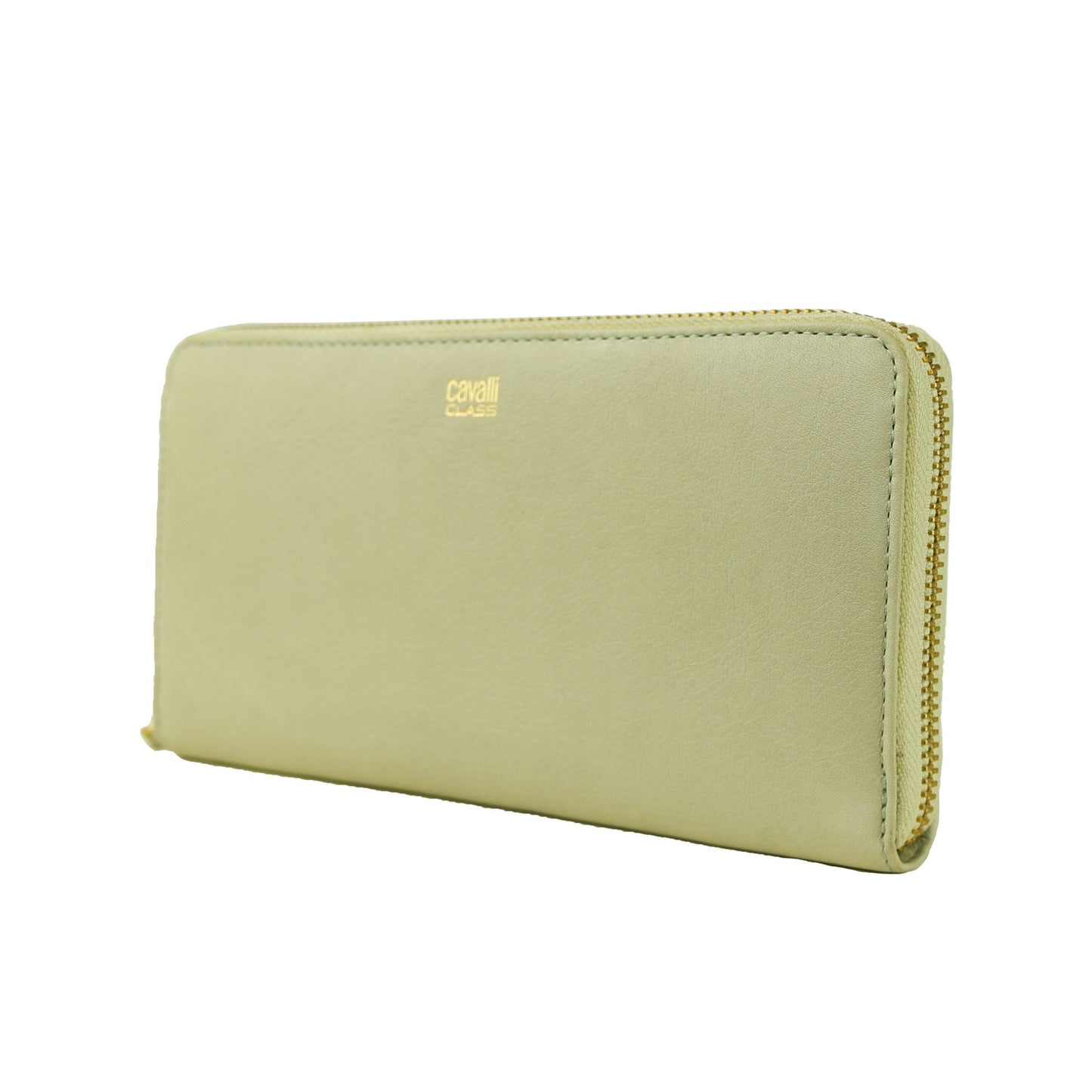 Cavalli Class Ladies' Taupe & Grey Zip Around Wallet