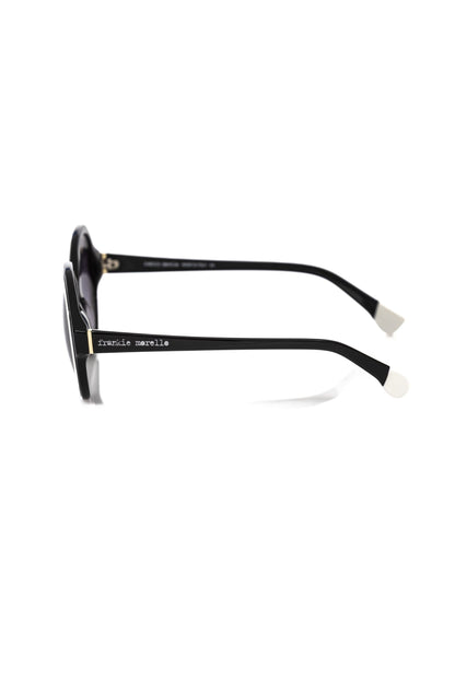 Frankie Morello FRMO-22073 Black Acetate Sunglasses