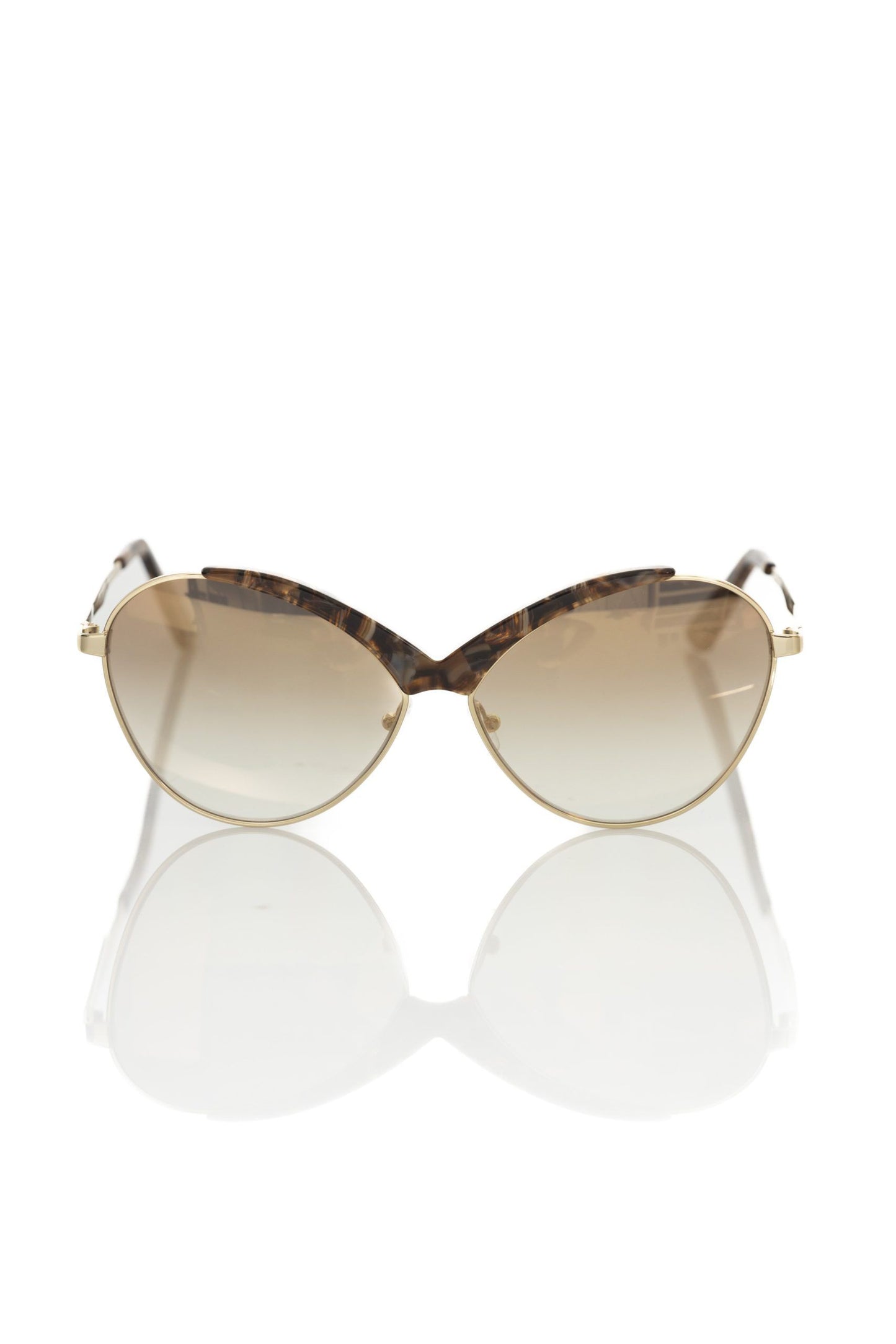 Frankie Morello FRMO-22086 Beige Metallic Fibre Sunglasses