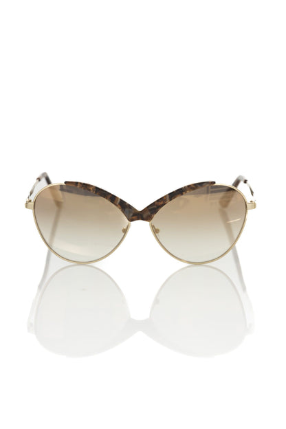 Frankie Morello FRMO-22086 Beige Metallic Fibre Sunglasses