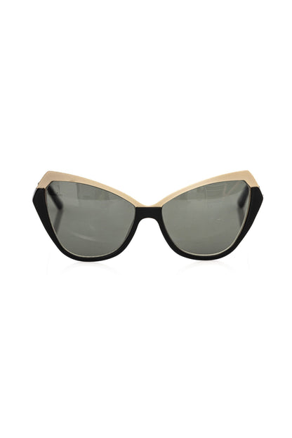 Frankie Morello FRMO-22079 Black Acetate Sunglasses