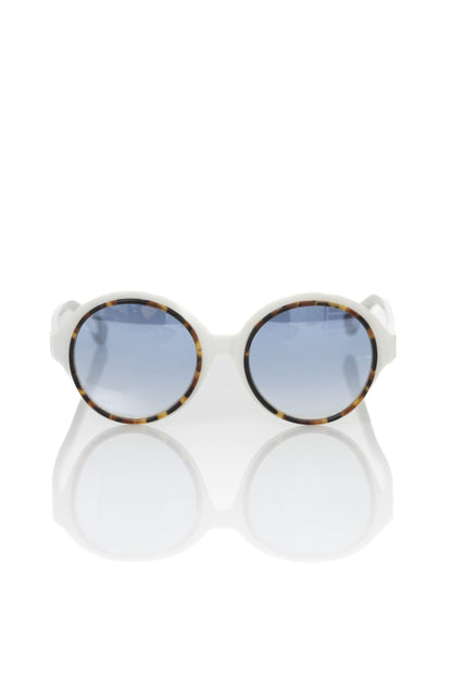 Frankie Morello FRMO-22074 White Acetate Sunglasses