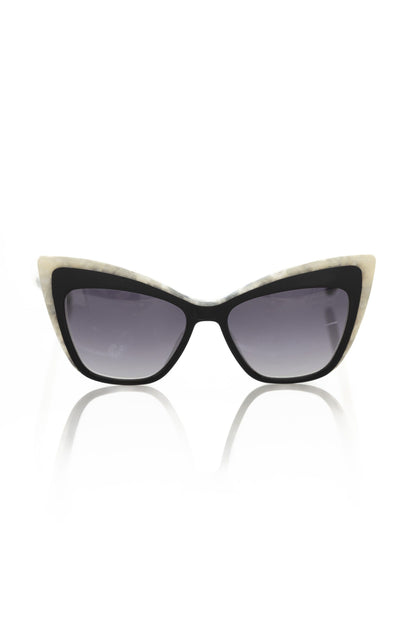 Frankie Morello FRMO-22076 Black Acetate Sunglasses