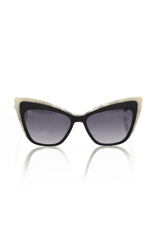 Frankie Morello FRMO-22076 Black Acetate Sunglasses