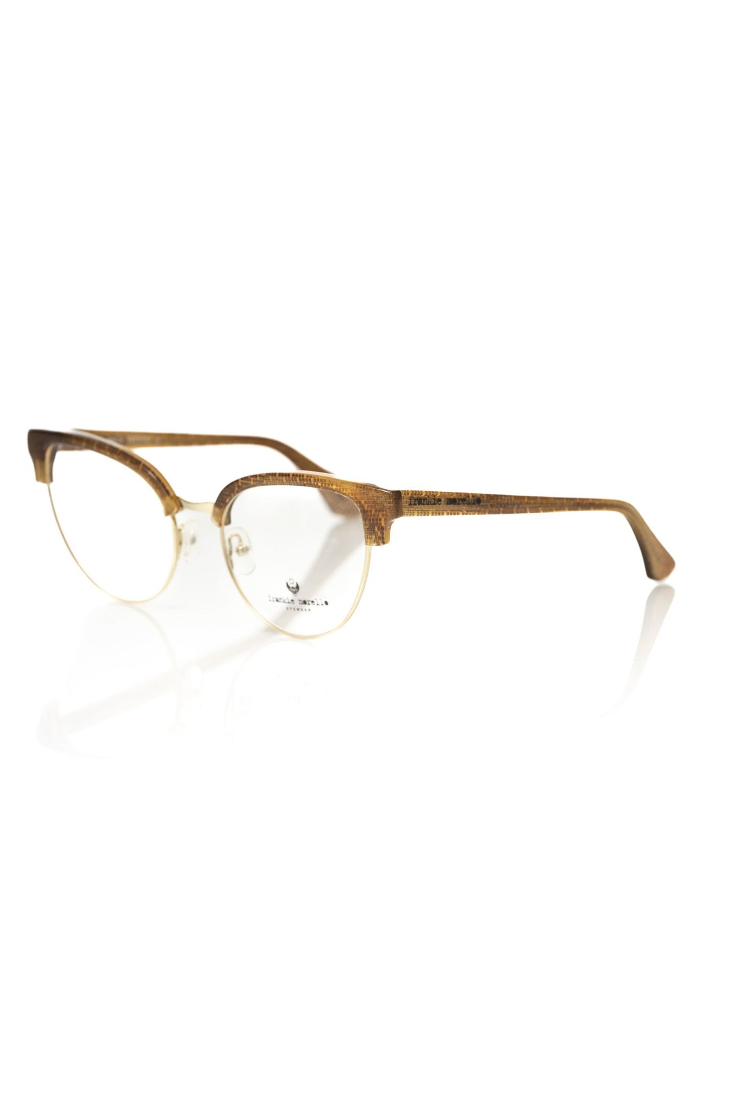 Frankie Morello FRMO-22110 Brown Metallic Fibre Frames