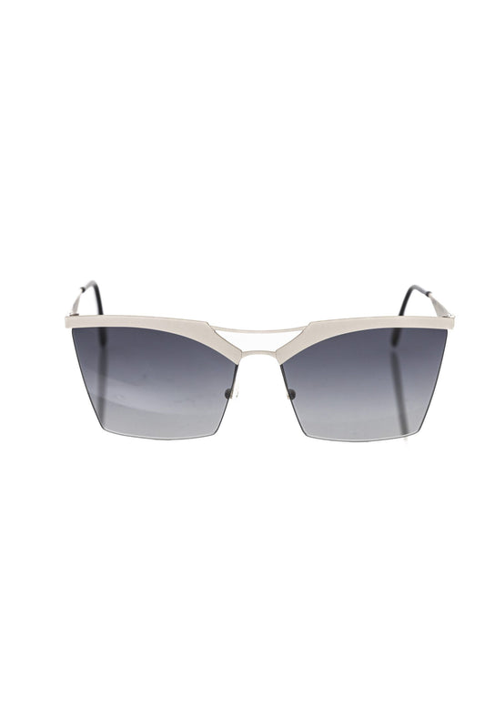 Frankie Morello FRMO-22087 Silver Metallic Fibre Sunglasses