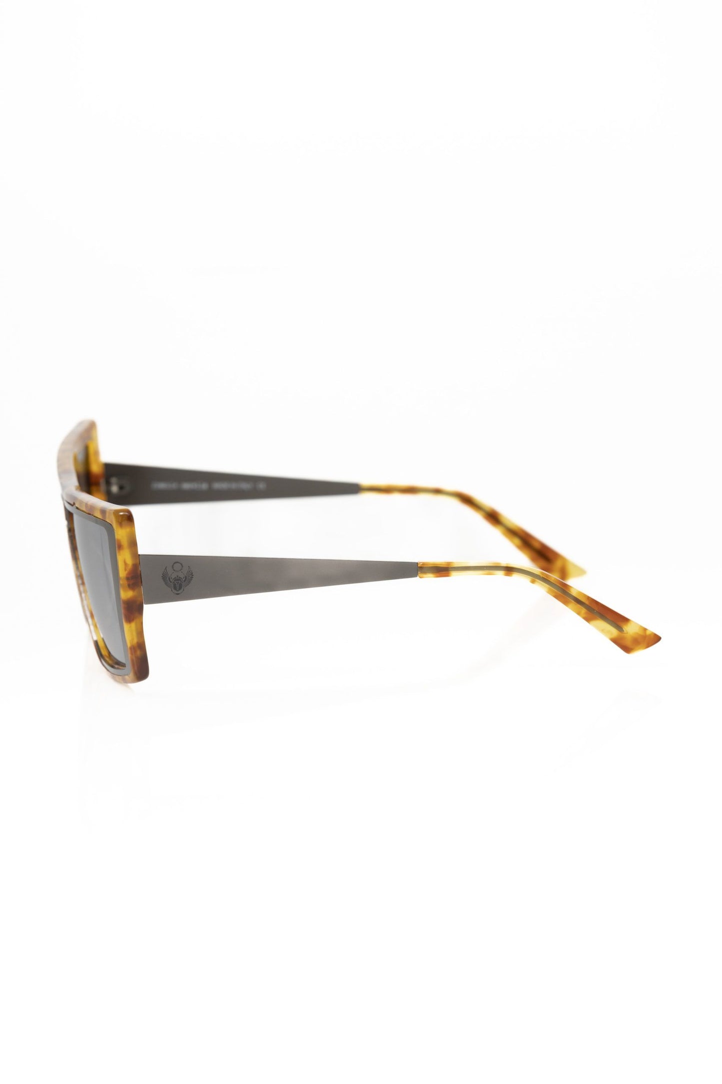 Frankie Morello Brown Acetate Sunglasses