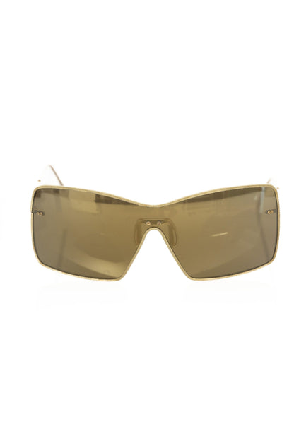 Frankie Morello FRMO-22092 Gold Metallic Fibre Sunglasses