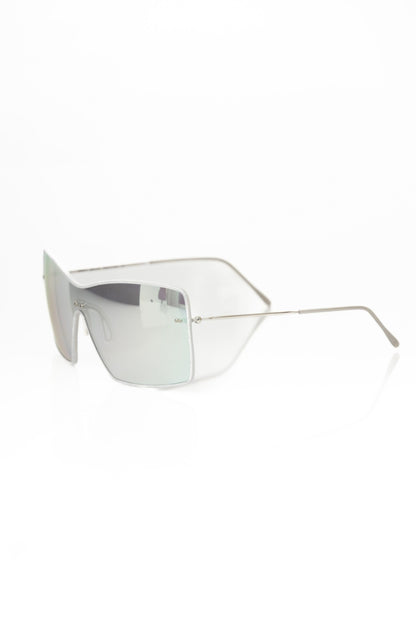 Frankie Morello FRMO-22091 Silver Metallic Fibre Sunglasses