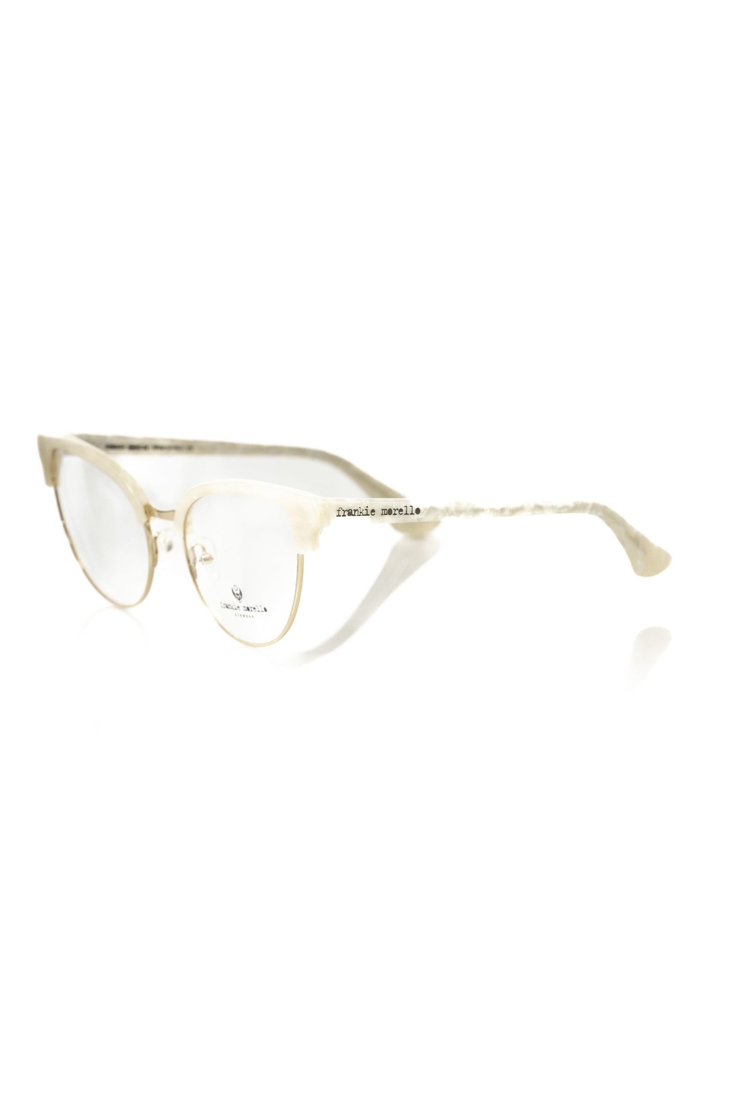 Frankie Morello FRMO-22111 White Metallic Fibre Frames