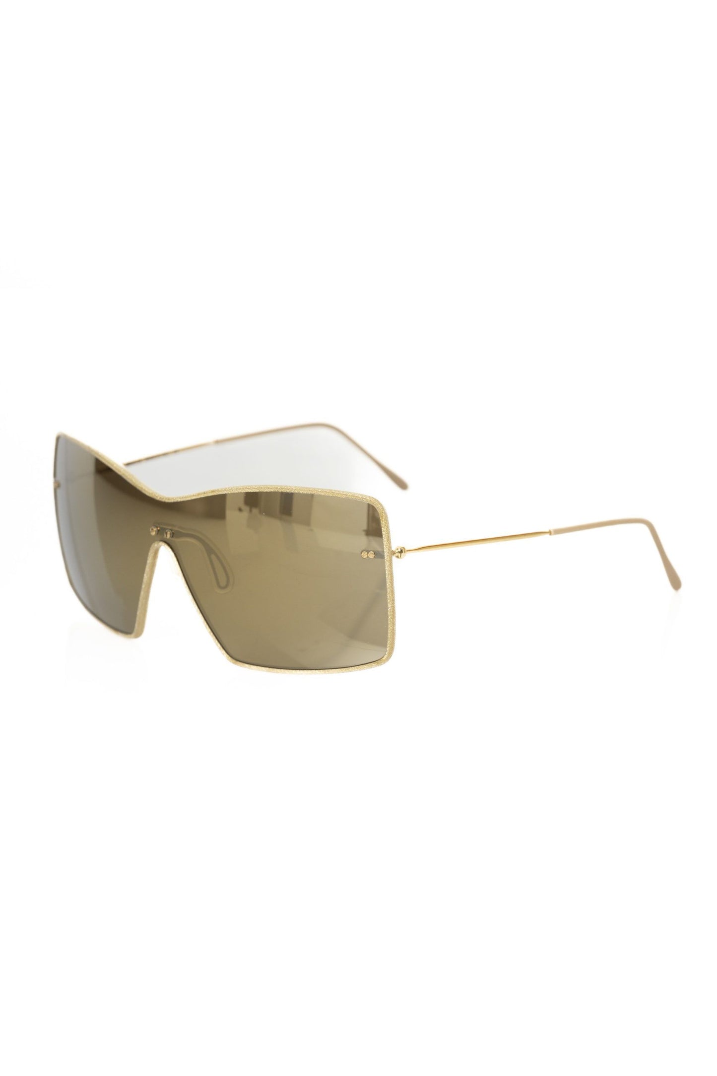 Frankie Morello FRMO-22092 Gold Metallic Fibre Sunglasses