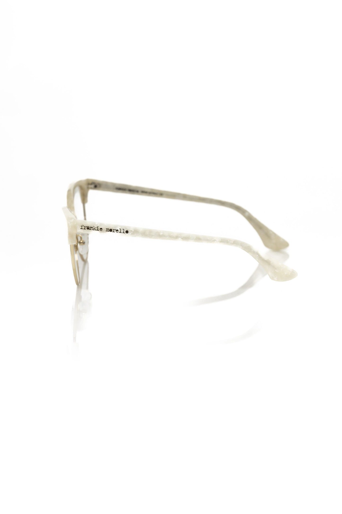 Frankie Morello FRMO-22111 White Metallic Fibre Frames