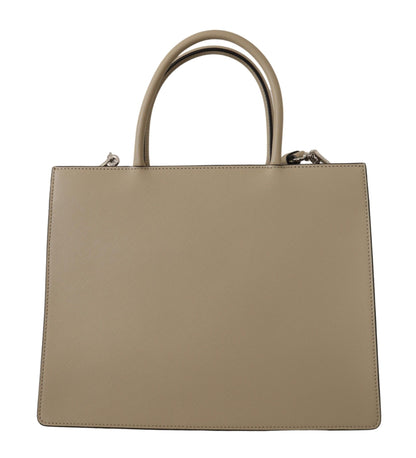 Karl Lagerfeld Sage Green Polyurethane Tote Shoulder Bag