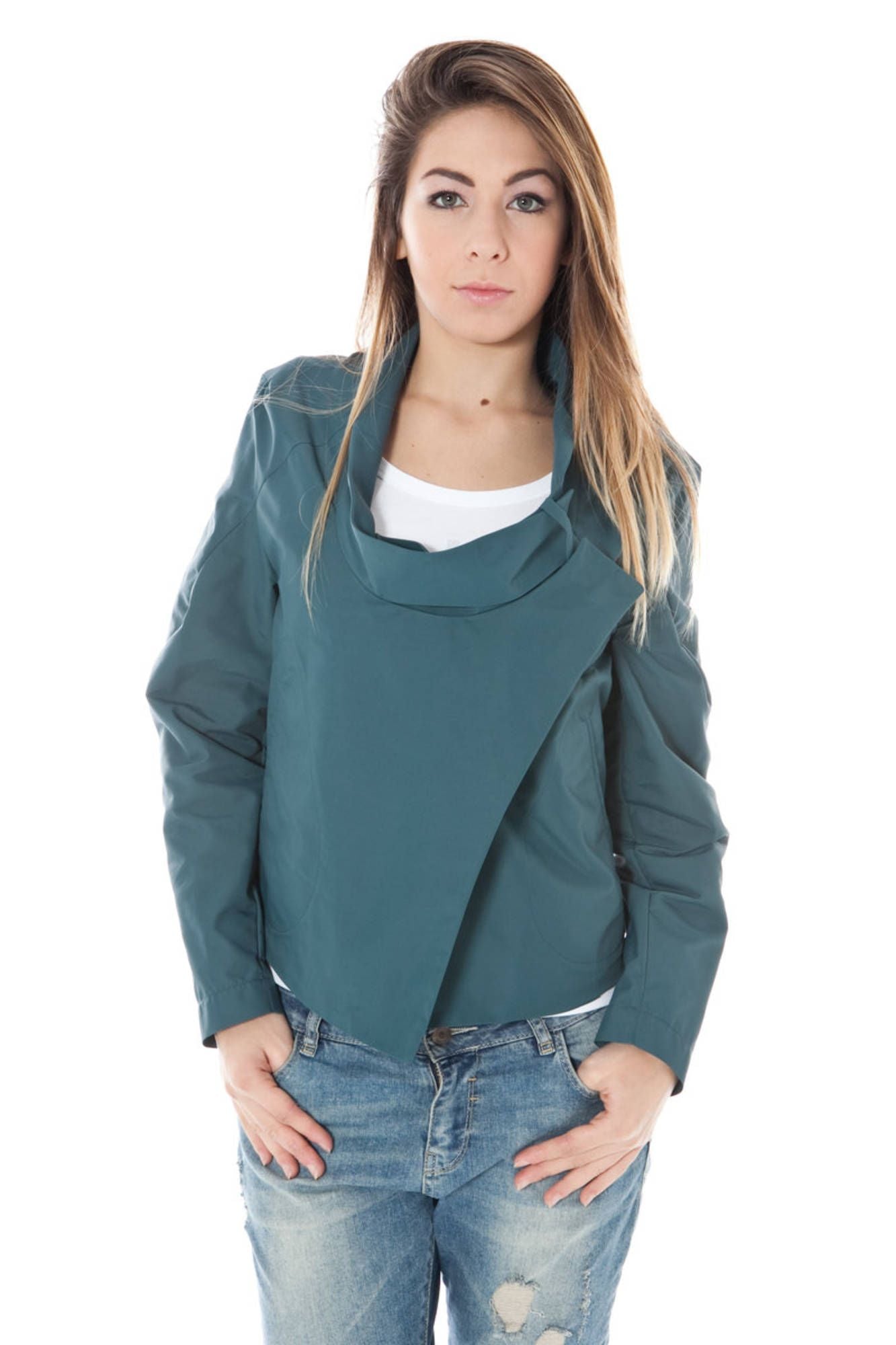 Calvin Klein Women's Green Polyamide Jacket