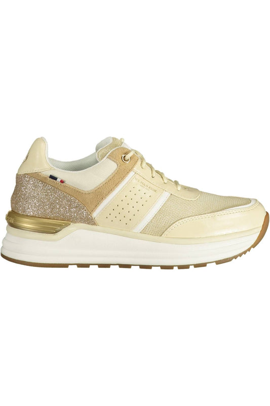 U.S. POLO ASSN. Beige Eco Suede Women Sneaker