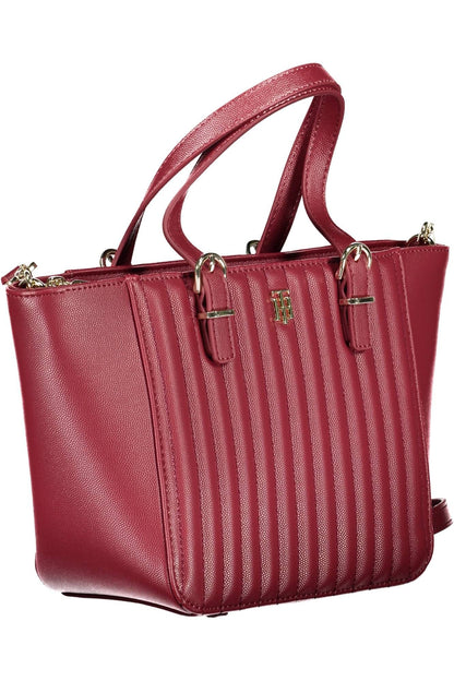 Pink Polyethylene Women Handbag