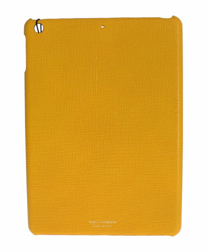 Yellow Leather Tablet Ipad Case Cover