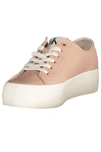 Calvin Klein Pink Cotton Women Sneaker