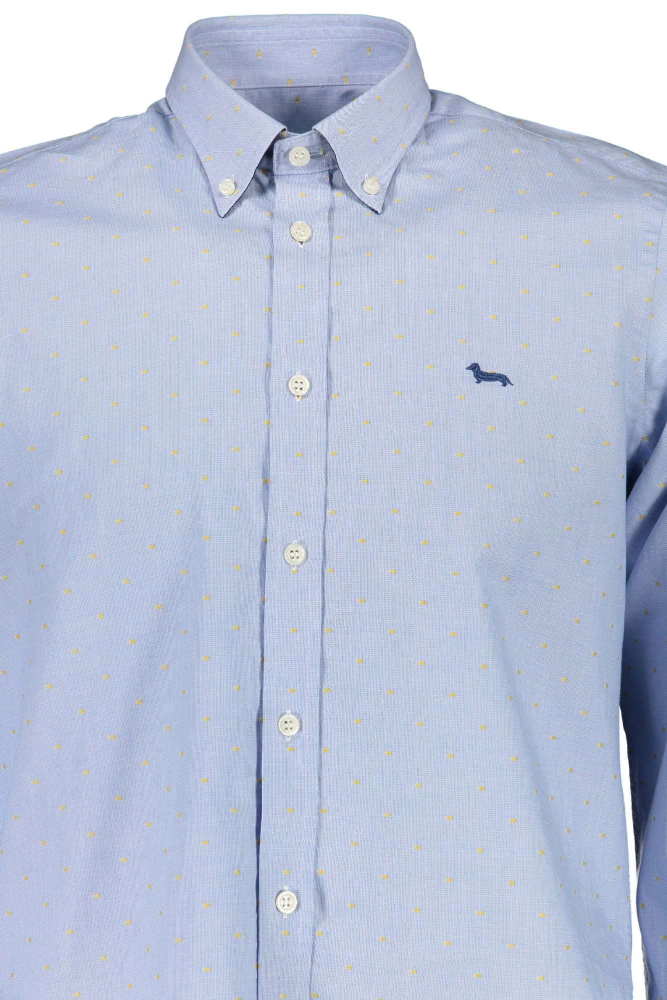 Elegant Light Blue Long Sleeve Button-Down Shirt