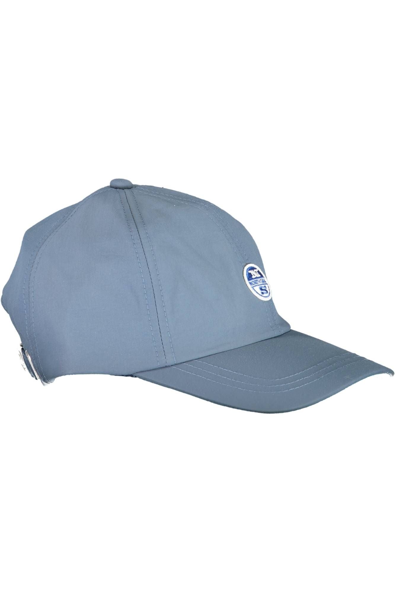 Chic Blue Visor Cap with Logo Accent