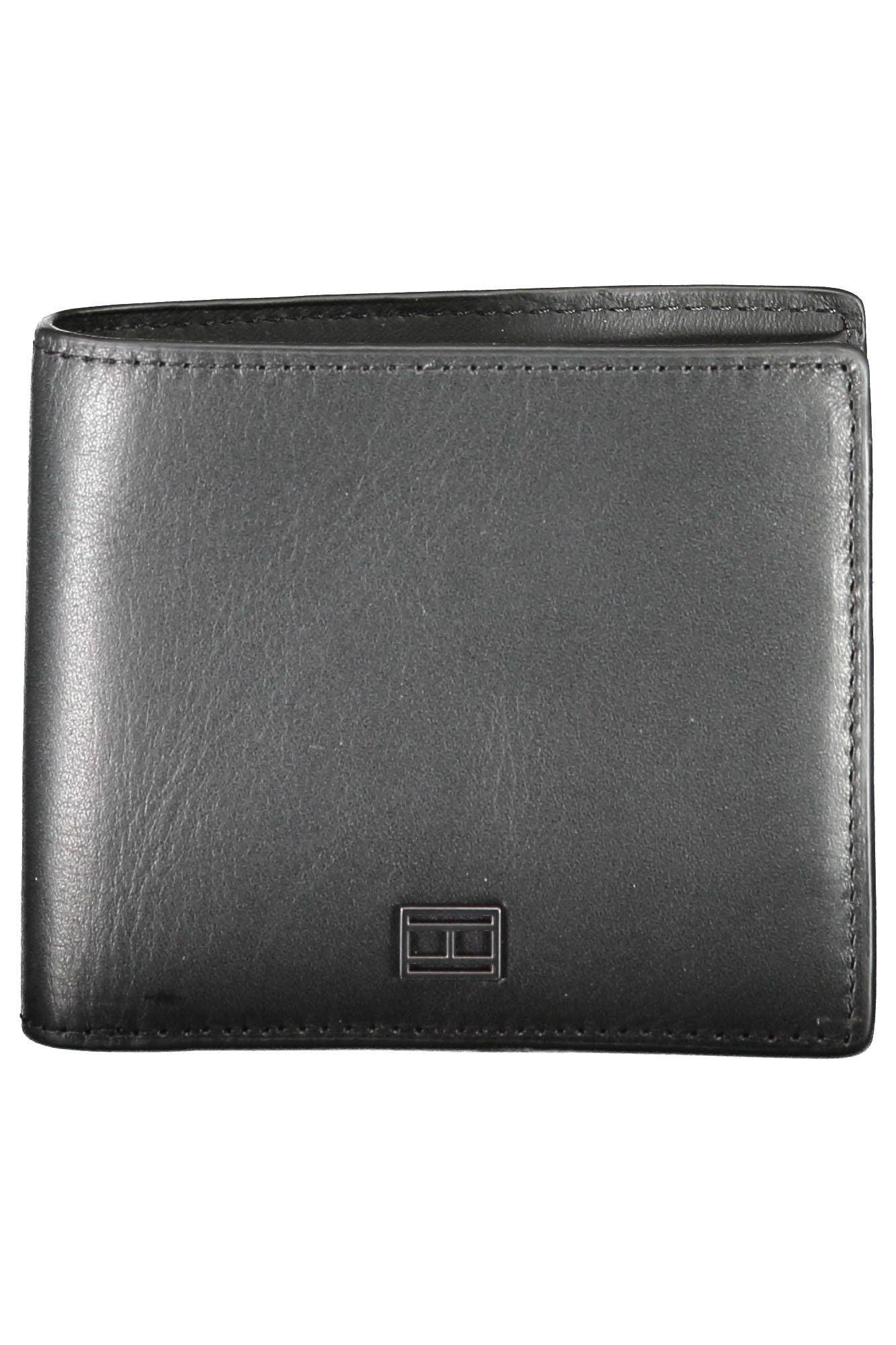 Elegant Black Leather Men's Wallet