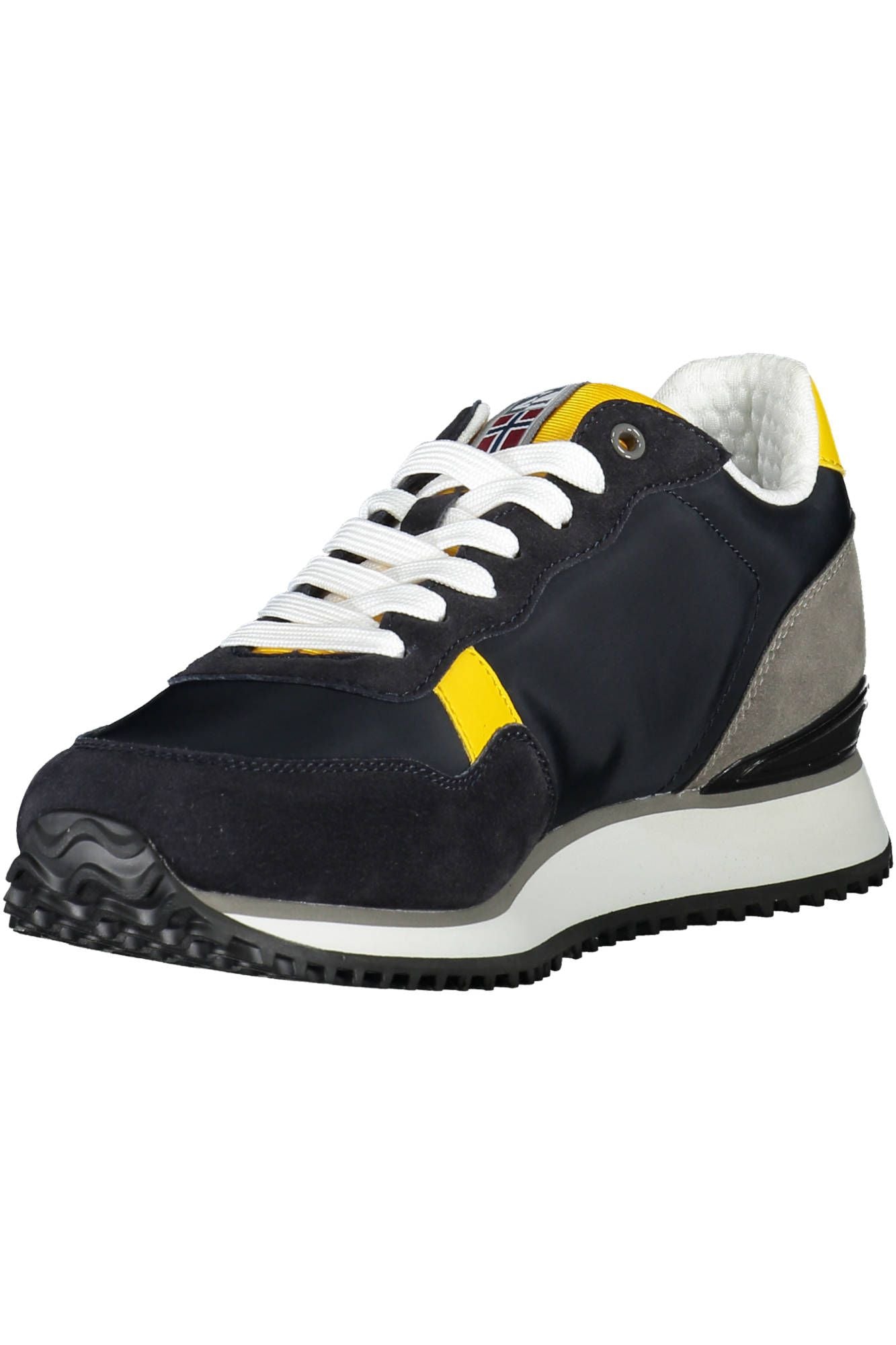 Blue Polyester Men Sneaker