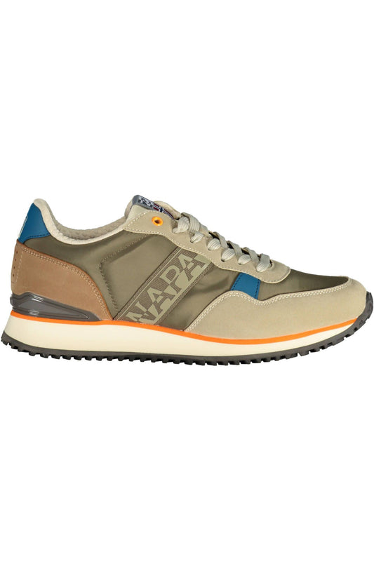 Napapijri Beige Trailblazer Sneakers with Logo Accent