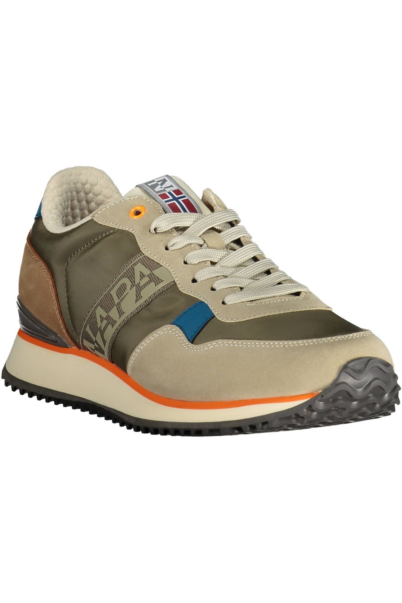 Napapijri Beige Trailblazer Sneakers with Logo Accent