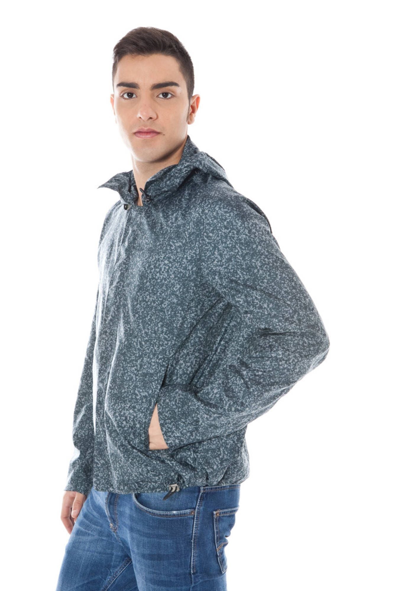 Calvin Klein Men's Chic Gray Long Sleeve Sport Jacket