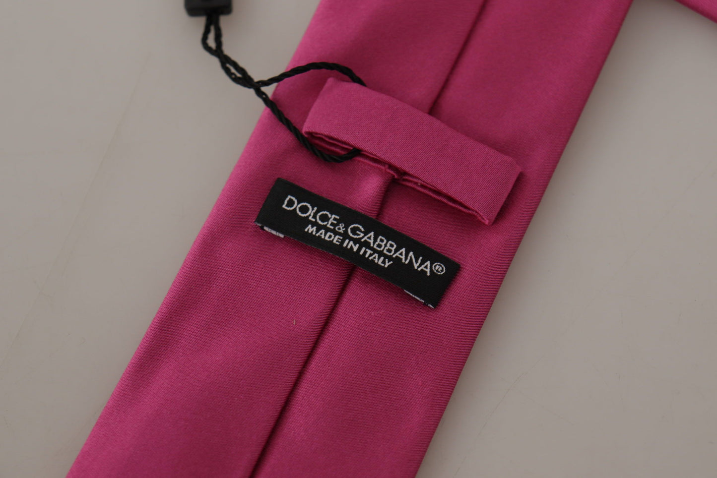 Dolce & Gabbana Elegant Pink Silk Bow Tie for the Dapper Gentleman