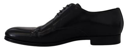 Dolce & Gabbana Black Leather Formal Dress Shoes