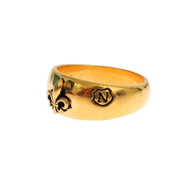 Nialaya Gold Plated 925 Silver Ring