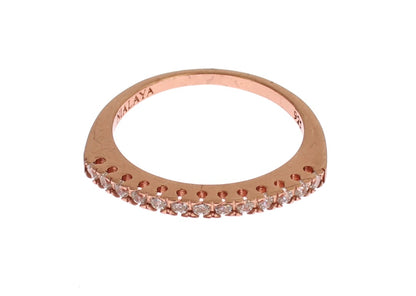 Red Gold 925 Silver Ring