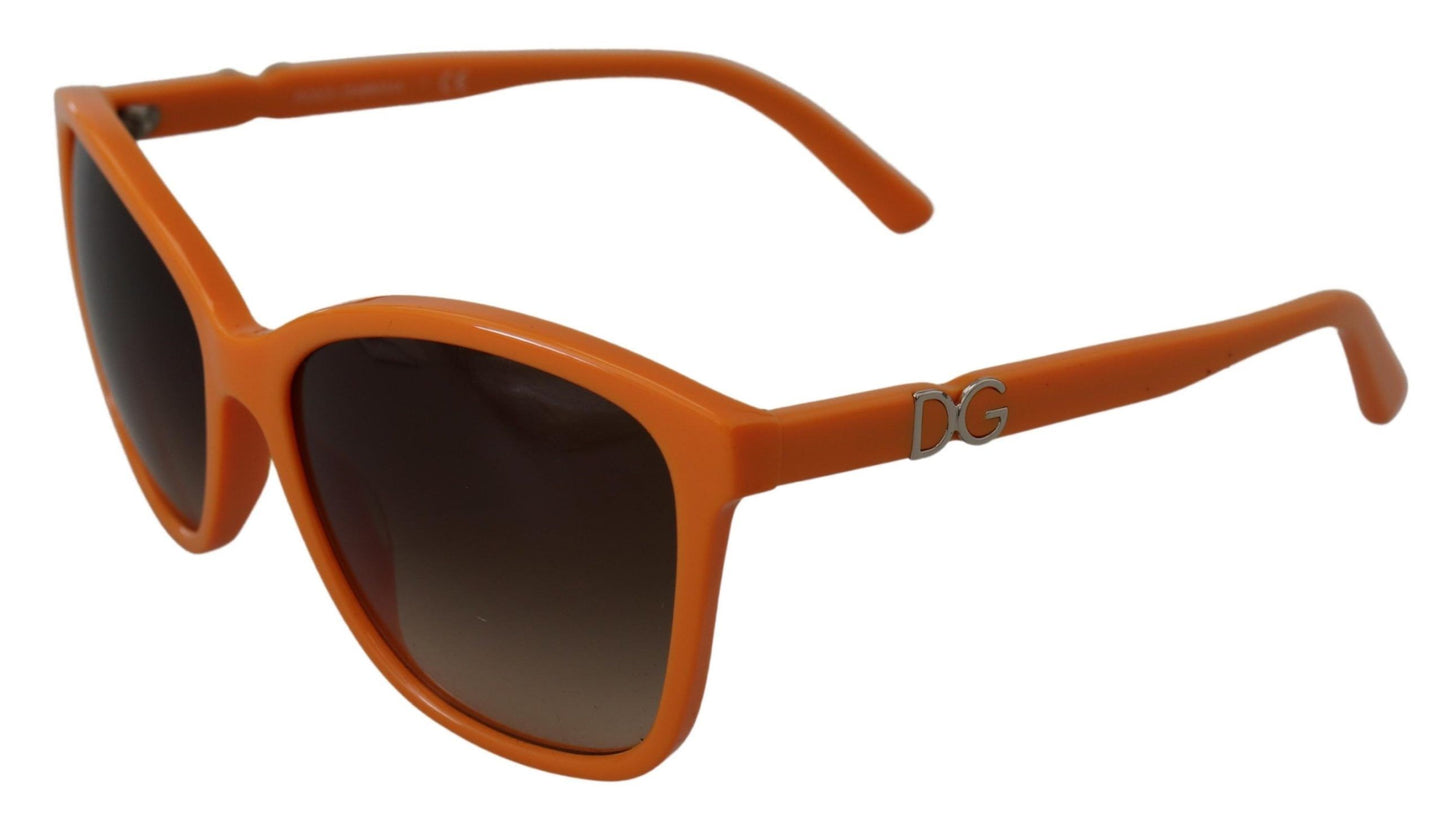 Orange Acetate Frame Round Shades DG4170PM Sunglasses