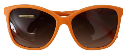 Orange Acetate Frame Round Shades DG4170PM Sunglasses