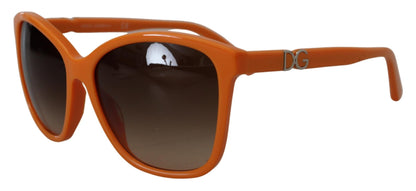 Orange Acetate Frame Round Shades DG4170PM Sunglasses