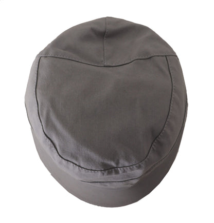 Dolce & Gabbana Grey Newsboy Cap Men Capello Cotton Hat