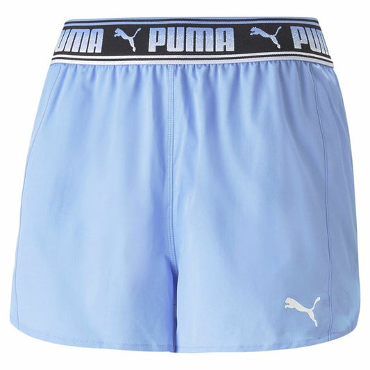 Sports Shorts Puma Strong Light Blue Lady